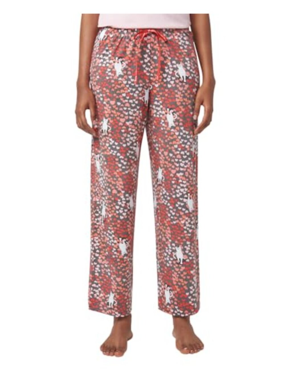 HUE Rio Dots Sleep Pant Relaxed Wide Leg Drawstring Pajama Bottom